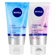 聚划算百亿补贴： NIVEA 妮维雅 泡沫洁面乳 150g*2支