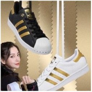 adidas 阿迪达斯 SUPERSTARMETAL TOE 女士金属头运动鞋