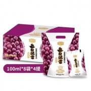 限地区：君乐宝 每日活菌 葡萄味 100ml*32袋