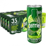 Perrier 巴黎水青柠味 250ml*35罐 *3件