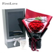 18点开始：FirstLove 33朵香皂红玫瑰花礼盒