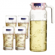Luminarc 乐美雅  浮雕鹿特丹1.1L水具 5件套