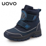 UOVO男童马丁靴新款冬季儿童靴子男小大童加绒加厚雪地棉童鞋