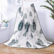 Bliss 百丽丝家纺 半夏如烟 全棉夏凉薄被子 天空灰 200*230cm +凑单品
