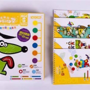 LOGICO 逻辑狗 幼儿园早教5本+操作板
