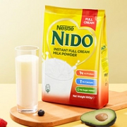 4.9分，新低！荷兰进口：雀巢 NIDO 全脂高钙奶粉 900gx2袋