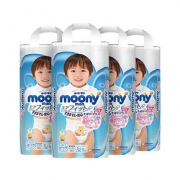 进口 日本Moony尤妮佳裤型纸尿裤 XL38*4 男