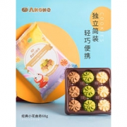 AKOKO 冰淇淋曲奇饼干 68g*5袋