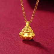 HAND IN HAND 手拉手 小佛黄金吊坠 0.15g