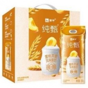 蒙牛 纯甄 常温风味酸牛奶 燕麦+黄桃 200g*10 早餐奶酸奶 礼盒装