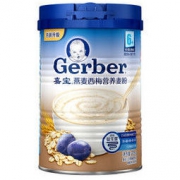Gerber 嘉宝 婴幼儿米粉 225g 二段 燕麦西梅味