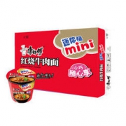 限华南： 康师傅 迷你桶 红烧牛肉面 12杯/箱 *2件