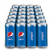 京东PLUS会员： 百事可乐 Pepsi 汽水 碳酸饮料 细长罐330ml*24听 百事出品 *3件