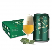 雪花啤酒晶粹8度330ml*24听*4