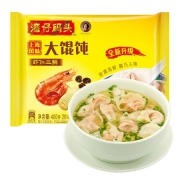 湾仔码头 上海风味虾仁三鲜大馄饨 400g 20只*9
