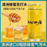 马来西亚进口 澳小蜜 蜂蜜味气泡水 250mlx6罐