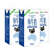 澳洲原装进口 纽仕兰 A2 β-酪蛋白 儿童全脂牛奶 1l*3盒*3件