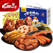 PLUS会员：KINGWUU 精武 一起去旅行鸭货零食大礼包 500g *2件