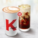 肯德基 现磨咖啡拿铁(冰/热) 中杯 1杯 兑换券