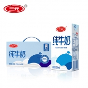 限地区： 三元 纯牛奶系列 250ml*24盒