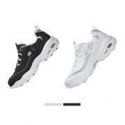 1日0点：Skechers 斯凯奇 男子 休闲运动小白鞋老爹鞋 666090