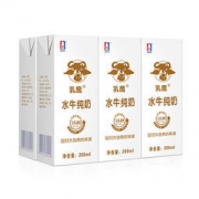 南国乳业 水牛全脂牛奶 200ml×8盒 *3件