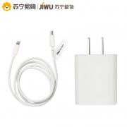 6日0点： JIWU 苏宁极物 PD快充MFi认证苹果数据线+18W快充头