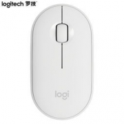 学生专享： Logitech 罗技 Pebble 轻薄型静音双模鼠标 米白色