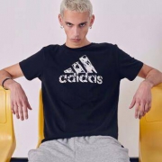 adidas 阿迪达斯 舒适圆领 短袖T恤 39973604872