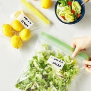淘宝心选 密实保鲜袋 加厚冷冻自塑封食品袋 48只/包
