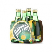 考拉海购黑卡会员： Perrier 巴黎水 含气柠檬味饮料 330毫升*24瓶