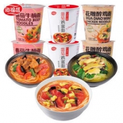 海福盛 方便面组合装（番茄鸡蛋面+花雕醉鸡面 +番茄牛腩面) 6杯