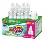 SUPERB 超威 电蚊香液 1器240晚加赠45晚+ 赠 威王84消毒液家居除菌液 600g
