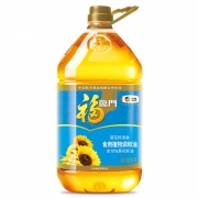 福临门 葵花籽清香食用植物调和油 5L/桶 *2件