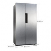 惠而浦(Whirlpool) BCD-592WDBZW 592升对开门变频冰箱 风冷 拒绝忽冷忽热，恒定保鲜（波尔卡银）