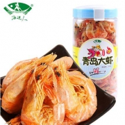 海边人 冷冻即食烤虾干对虾干 260g *5件
