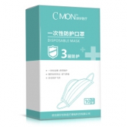 Dr.JYS  三层熔喷布 一次性防护口罩10只 *6件