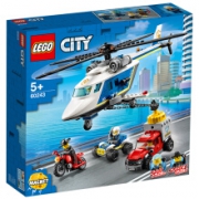 6点开始：乐高(LEGO)积木 城市系列60243 警用直升机大追击