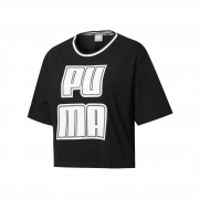 PUMA 彪马 女子撞色印花 圆领T恤 REBEL 579533