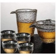 普智 初雪锤纹茶具升级款套装 6件套