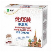 蒙牛 俄式奶纯 牛奶口味 冰淇淋 75g*6支 （家庭装）（雪糕 冰淇淋） *8件
