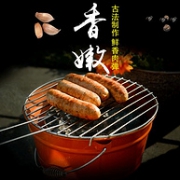 猫村长 纯肉火山石烤肉肠 500gx2包
