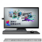 Lenovo 联想 Yoga A940 27英寸一体机（i7-9700 16GB、2T 1TB SSD、RX560 4G、触控屏、无线键鼠）