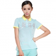 断码特惠：李宁 女子 运动休闲 短袖