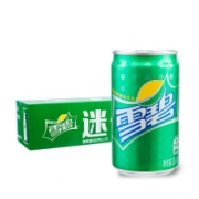 限地区：雪碧 柠檬味汽水 迷你摩登罐  200ml*12罐*3件