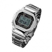 CASIO 卡西欧 G-SHOCK GMW-B5000D-1PR 男士太阳能腕表 周年限定款 金属表带