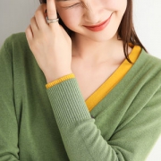 女款日系薄款春秋针织开衫