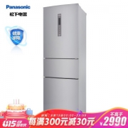 Panasonic 松下 NR-C320WP-S 三门冰箱 318升