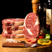 澳洲进口 谷言 原肉整切牛排套餐 10片1300g