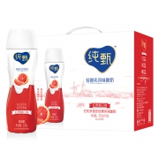 蒙牛 纯甄 高端轻酪乳 风味酸奶 西柚 230g*10瓶 *2件